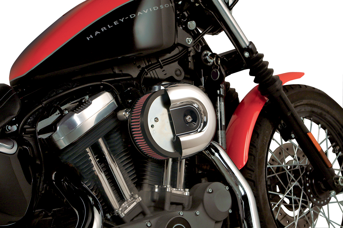 PIKIS High Flow Luftfilter Motorradzubehör kompatibel mit Harley Davidson  883 Sportster 1200 Sport CNC-Platten-Lufteinlassfiltersystem-Kit (Color :  Air Filter Kit Black) : : Auto & Motorrad